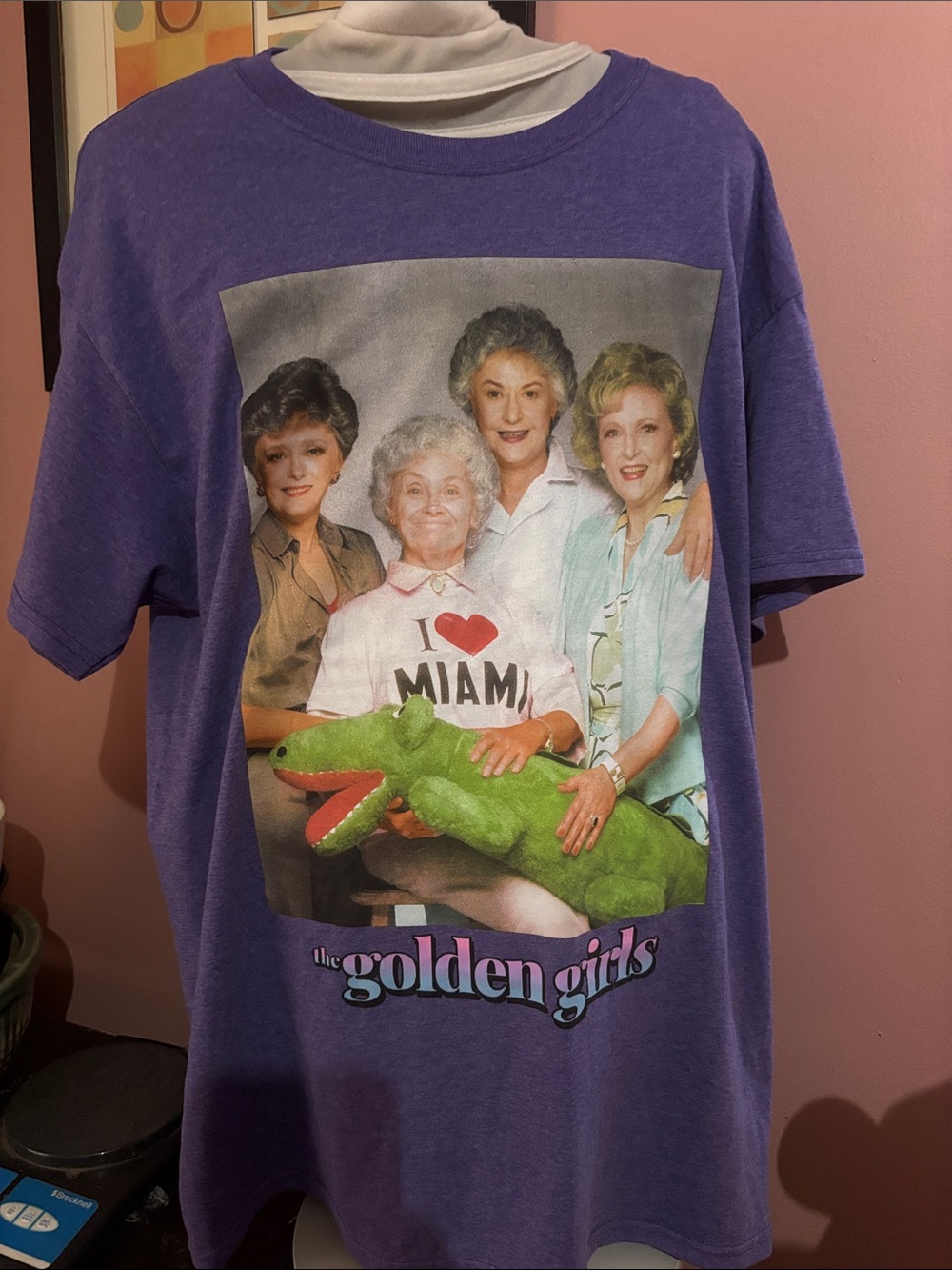 Purple The Golden Girls Graphic Short-Sleeve Tee Size Medium (38-40) NWOTS
